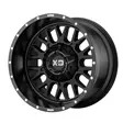 XD842 Satin Black 10x20 8/170 ET-18 CB125,5 60° - Alumiinivanteet - 241817 - 1