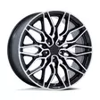 NC277 CALABRIA 5 GLOSS BLACK MACHINED 9x22 5/115 ET15 CB72.6 60° - Alumiinivanteet - 338977 - 1