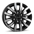 BORBET CW6 black polished matt 7,5x18 6/139,7 ET35 CB100,1 60° - Alumiinivanteet - 339897 - 1