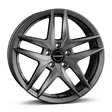 BORBET Z Dark Grey Matt 8x19 5/112 ET38 CB66.6 - Alumiinivanteet - 340817 - 1