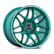 MR158 TSUBAKI HOKKAIDO GREEN W/ MACHINED LIP 8,5x18 5/100 ET30 CB56.2 60° - Alumiinivanteet - 341077 - 1