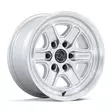BR032 ECHO GLOSS SILVER W/ MACHINED FACE 9x18 8/170 ET12 CB125.1 60° - Alumiinivanteet - 371477 - 1