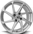 BROCK RC36 Crystal Silv 6,5x17 4/98 ET41 CB58.1 60° - Alumiinivanteet - 373417 - 1