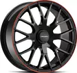 OXGIN Hugo Red Lip Pol 9x19 5/112 ET53 CB66.6 60° - Alumiinivanteet - 316197 - 3