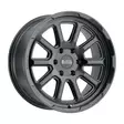 CHASE MATTE BLACK 9,5x20 5/139,7 ET0 CB78,1 60° - Alumiinivanteet - 281127 - 1