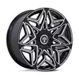 DC274 ANOMALY GLOSS BLACK MILLED 10x24 6/135/139,7 ET25 CB100.3 60° - Alumiinivanteet - 353917 - 1
