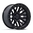 FC890 RAIL MATTE BLACK W/ GLOSS BLACK LIP 10x20 5/127 ET-18 CB71.5 60° - Alumiinivanteet - 370067 - 1