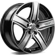 GTR Sports 1 Black Front Polished 6,5x15 5/112 ET38 CB57.1 60° - Alumiinivanteet - 313467 - 1