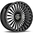 MF.1 Black Glossy 8,5x19 5/112 ET44 CB57,1 60° - Alumiinivanteet - 363247 - 1