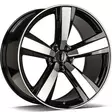 PLAYER Black Front Polished 10x21 5/112 ET19 CB66.5 60° - Alumiinivanteet - 352017 - 1