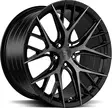 R-SERIES R16 Brush Dual Black 9,5x19 5/112 ET45 CB66.6 60° - Alumiinivanteet - 335067 - 2