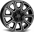 RIAL Transporter 2 Diam Black Pol 6,5x16 5/130 ET66 CB89,1 60° - Alumiinivanteet - 321057 - 2