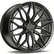 SCF-R Half Black Matt 8x18 5/114,3 ET40 CB73,1 60° - Alumiinivanteet - 348447 - 1