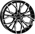 TIARA Black Polished 8x19 5/112 ET30 60° - Alumiinivanteet - 362387 - 1