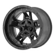 XD827 Matte Black 9x18 5/114,3/127 ET0 CB83.1 60° - Alumiinivanteet - 252027 - 1