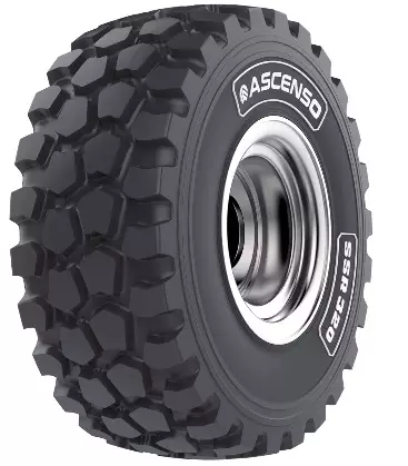 260/70R16.5(10R16.5) 129A8 Ascenso SSR 320 SB 7 vuoden takuu DOT: 2025 - OTR-/ Teollisuusrenkaat - 366527 - 1