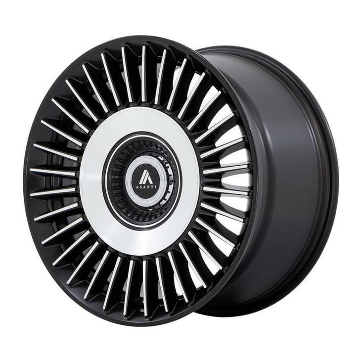 ABL-40 TIARA SATIN BLACK BRIGHT MACH FACE 10,5x22 5/115/120 ET18 CB74.1 60° - Alumiinivanteet - 320027 - 1