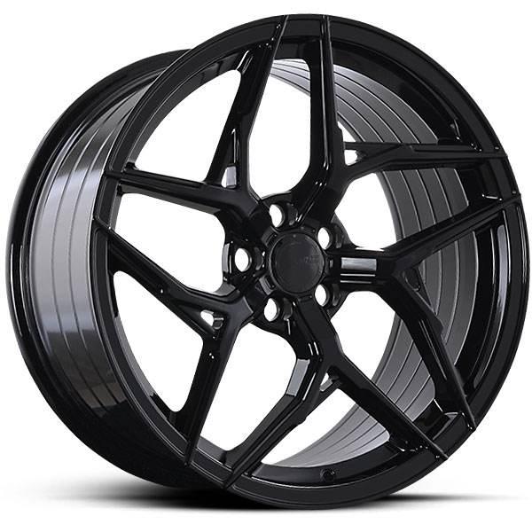 ABS F33 BLACK LEFT 8,5x20 5/112 ET35 CB74,1 - Alumiinivanteet - 242747 - 1