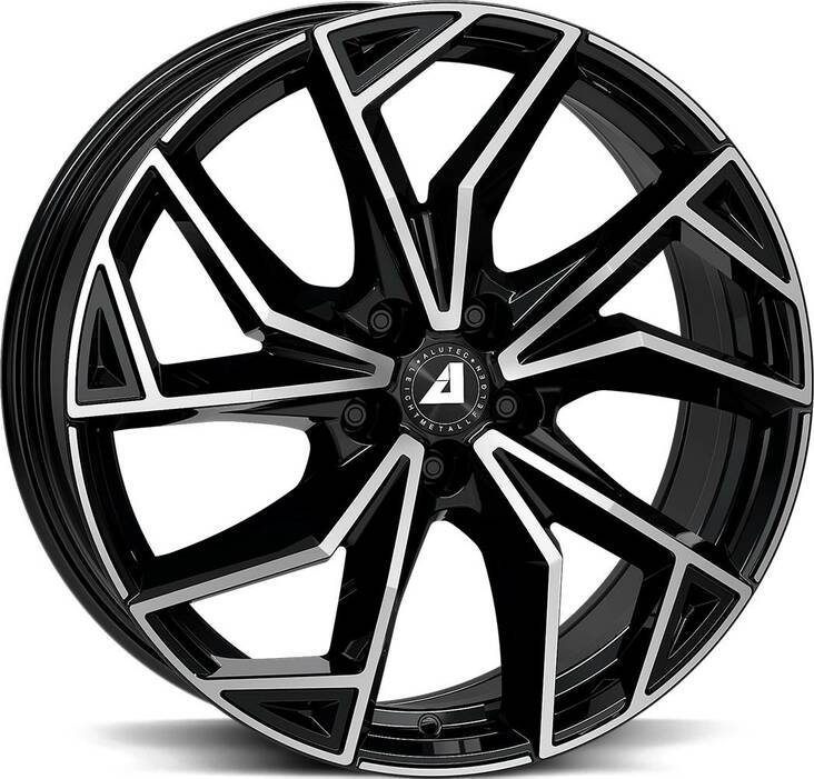 ALUTEC ADX.02 Diam Black Pol 8x20 5/114,3 ET40 CB60,1 Flat - Alumiinivanteet - 338267 - 1