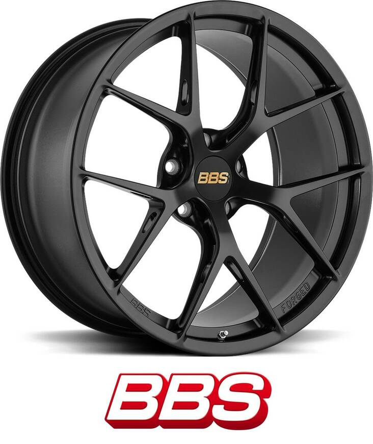 BBS FI-R Satin Black 11,5x21 5/130 ET60 CB71.6 R14 - Alumiinivanteet - 306057 - 1