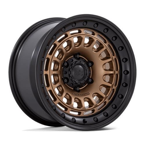 BR014 SAHARA MATTE BRONZE W/ GLOSS BLACK LIP 9x17 5/127 ET0 CB71,5 60° - Alumiinivanteet - 333127 - 1