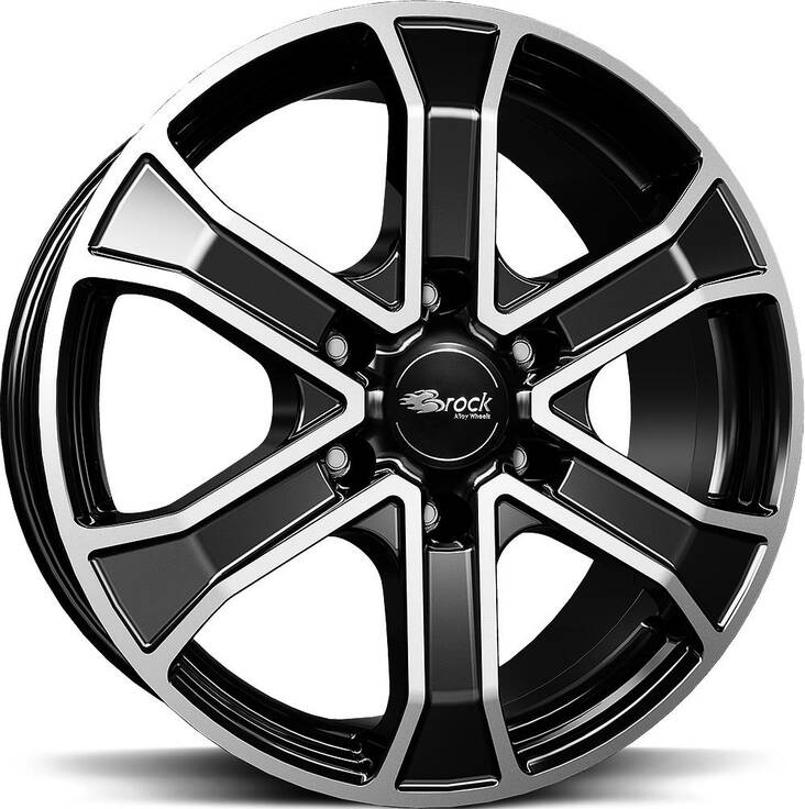 BROCK RC31 Black Full Pol 8x18 6/120 ET51 CB74.6 60° - Alumiinivanteet - 335077 - 1