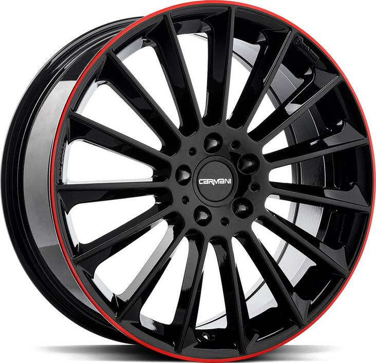 OXGIN Fritz Red Lip Pol 10,5x21 5/112 ET19 CB66.6 60° - Alumiinivanteet - 316137 - 1