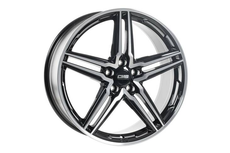 CMS C29 Diamond Black Gloss 7,5x17 5/114,3 ET48 CB67,2 60° - Alumiinivanteet - 302587 - 1