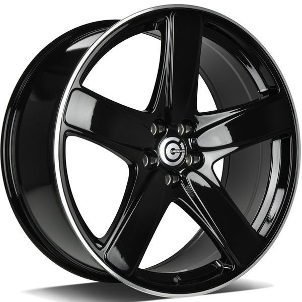 Champion Black Glossy Lip Polished 10x21 5/112 ET19 CB66,6 60° - Alumiinivanteet - 314337 - 1