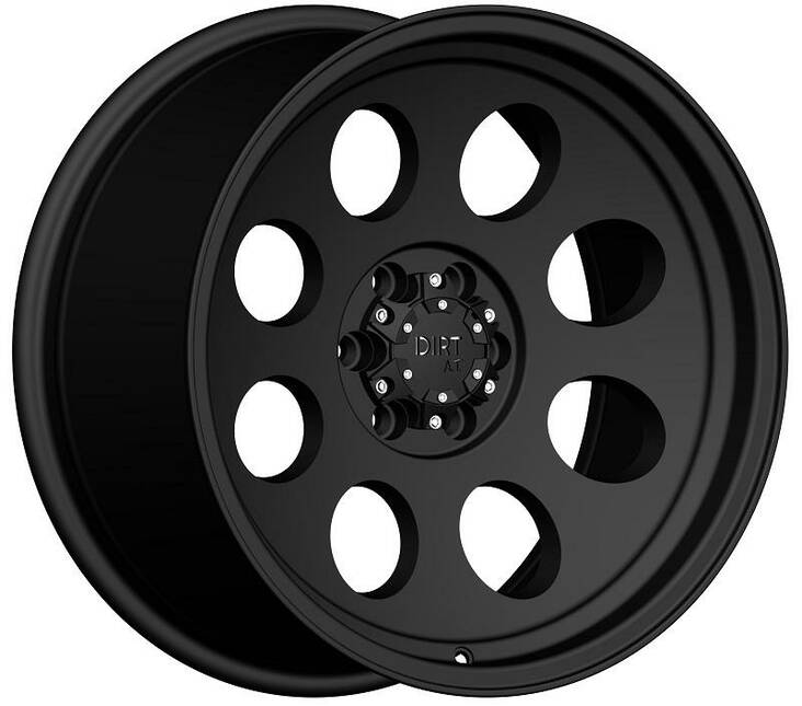 D14 Flatblack 8x16 6/139,7 ET0 CB106.1 60° - Alumiinivanteet - 319257 - 1