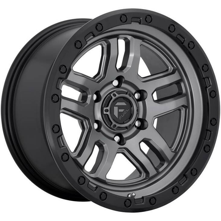 D701 AMMO MATTE GUN METAL BLACK BEAD RING 9x20 6/135 ET1 CB87,1 60° - Alumiinivanteet - 325997 - 1