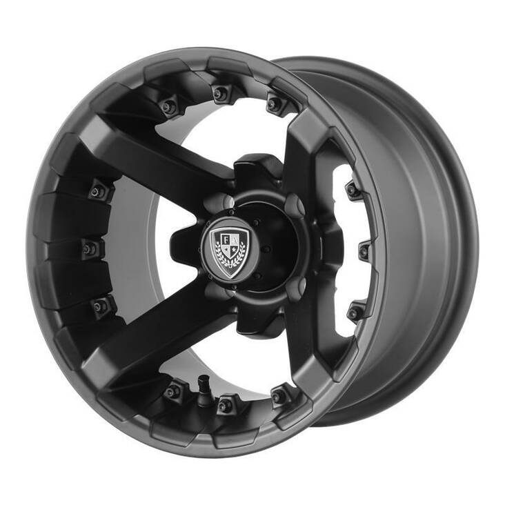 FA138 Matte Black 7x12 4/101,60 ET-47 CB70,7 60° - Alumiinivanteet - 239077 - 1