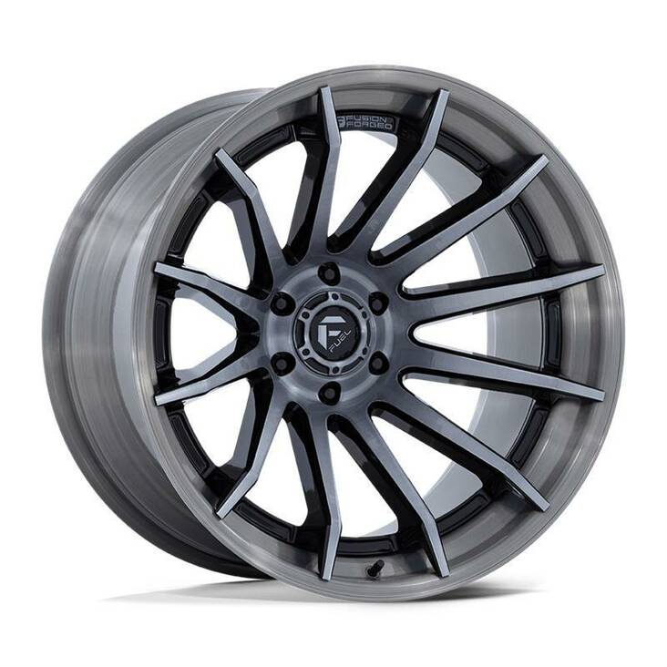 FC403 BURN GLOSS BLACK BRUSHED DARK TINT 10x20 6/135 ET-18 CB87.1 60° - Alumiinivanteet - 331227 - 1