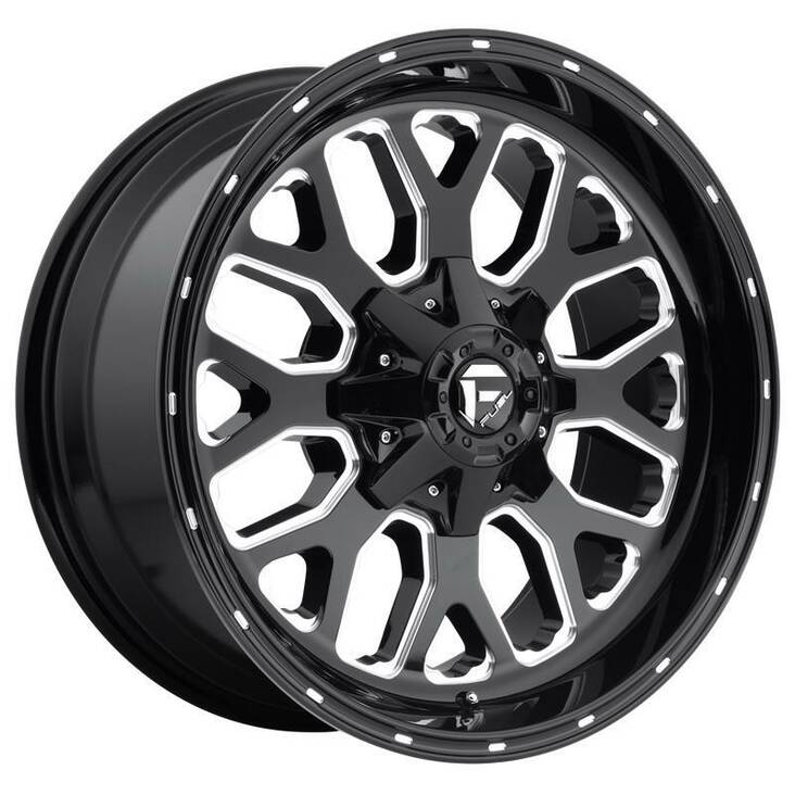 FC588 GLOSS BLACK MILLED 9x20 6/120/139,7 ET20 CB78,1 60° - Alumiinivanteet - 246627 - 1