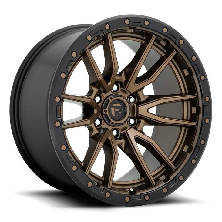 Fuel Rebel D681 Bronze/Black lip 9x17 6/139,7 ET1 CB106,1 60° - Alumiinivanteet - 288207 - 1