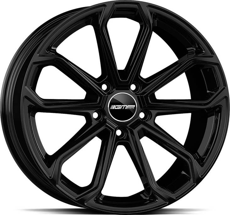 GMP Furiosa Gloss Black 11,5x21 5/130 ET52 CB71.6 R14 - Alumiinivanteet - 334627 - 1