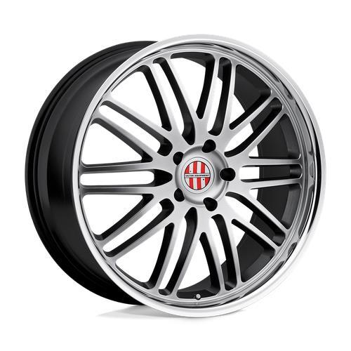 LEMANS HYPER SILVER W/ MIRROR CUT LIP 11x18 5/130 ET52 CB71,5 60° - Alumiinivanteet - 299997 - 1