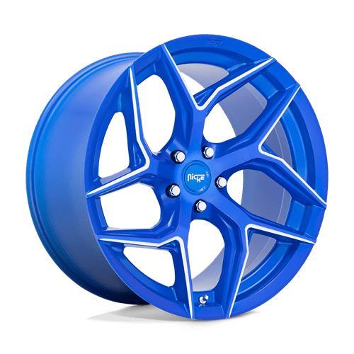 M268 TORSION ANODIZED BLUE MILLED 9x20 5/114,3 ET35 CB72,6 60° - Alumiinivanteet - 327217 - 1