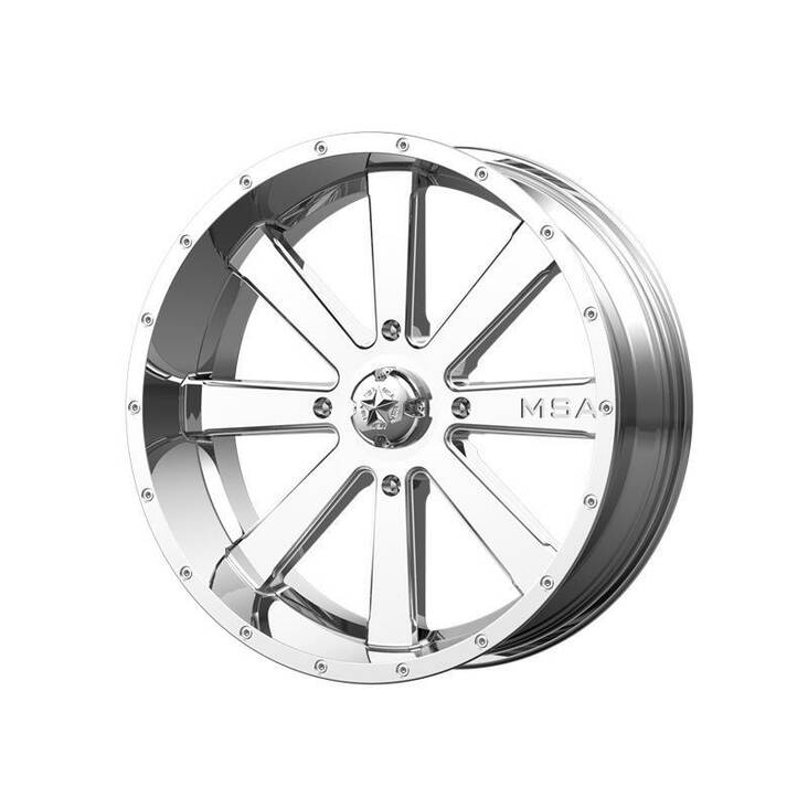 MA34 Chrome 7x22 4/156 ET0 CB132,0 60° - Alumiinivanteet - 244087 - 1