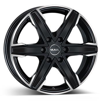 MAK King 6 Semi Ice Black 8,5x20 6/130 ET55 CB84,1 R14 - Alumiinivanteet - 251837 - 1