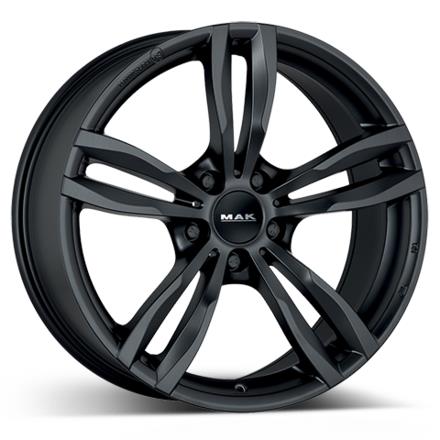MAK Luft Matt Black 9x18 5/120 ET44 CB72,6 60° - Alumiinivanteet - 34037 - 1