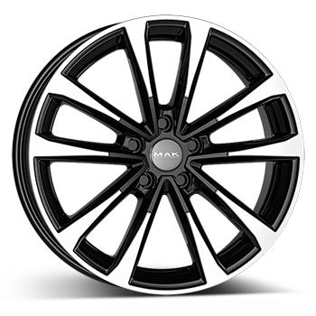 MAK Main Black Mirror 7x17 5/100 ET46 CB57,1 R13 - Alumiinivanteet - 258707 - 1