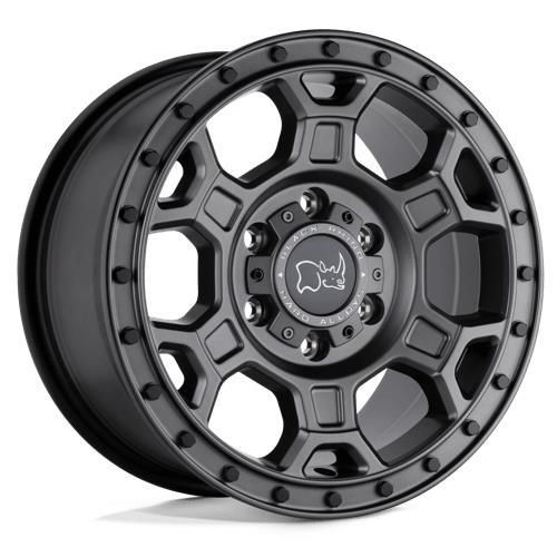 MIDHILL MATTE GUNMETAL W/ BLACK BOLTS 8x16 5/160 ET45 CB65,1 60° - Alumiinivanteet - 327977 - 1