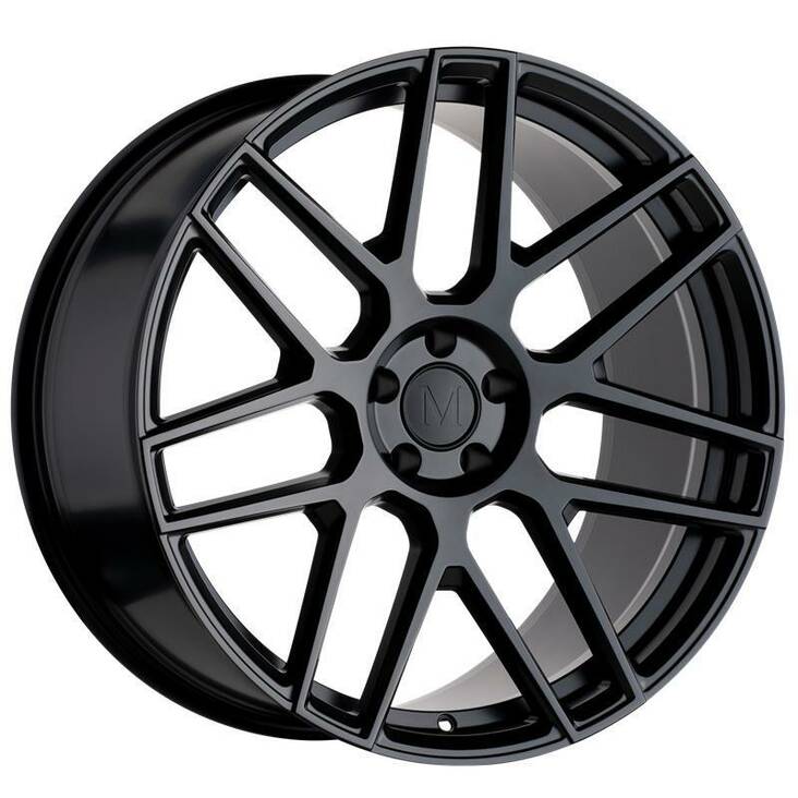 MIGLIA SEMI GLOSS BLACK RF 11x22 5/112 ET25 CB66,6 60° - Alumiinivanteet - 289637 - 1