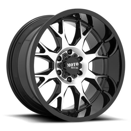 MO806 GLOSS BLACK MILLED 9x20 8/180 ET0 CB124,2 60° - Alumiinivanteet - 329477 - 1
