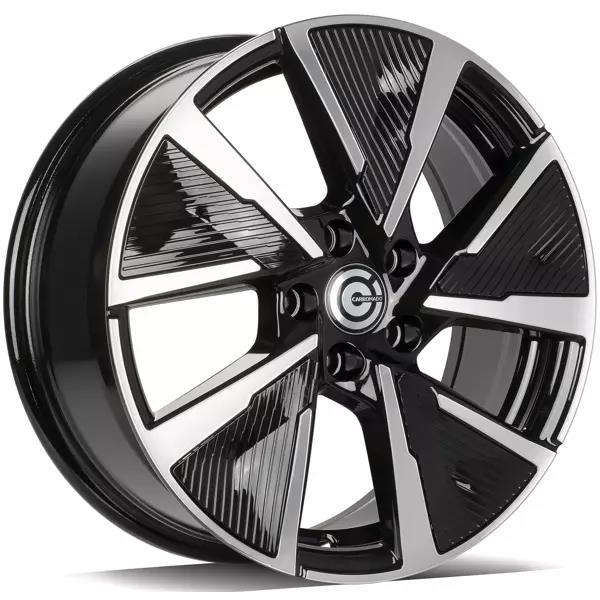 MONTPELLIER Black Front Polished 7x17 5/108 ET45 CB67.1 60° - Alumiinivanteet - 323987 - 1
