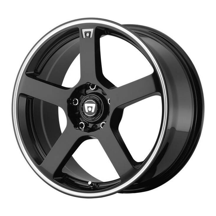 MR116 Gloss Black Machined Flange 7x17 5/100/114,3 ET40 CB72.6 60° - Alumiinivanteet - 238757 - 1