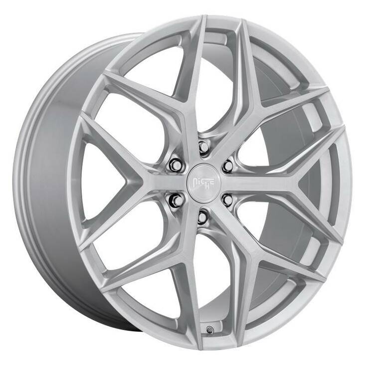 NC233 GLOSS SILVER BRUSHED 10x24 6/139,7 ET30 CB106,1 60° - Alumiinivanteet - 245747 - 1