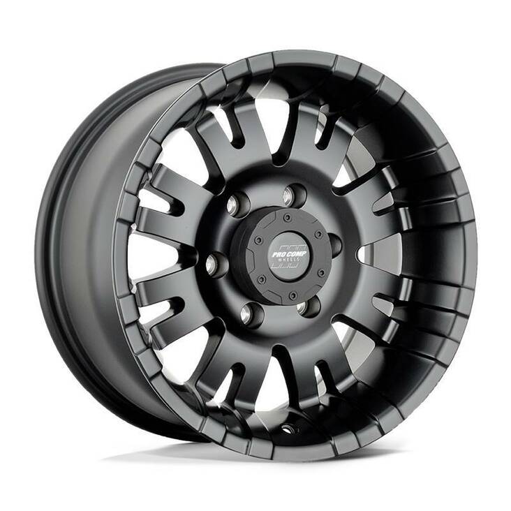 PA01 RAVEN SATIN BLACK 9x17 8/170 ET-6 CB125,1 60° - Alumiinivanteet - 327517 - 1