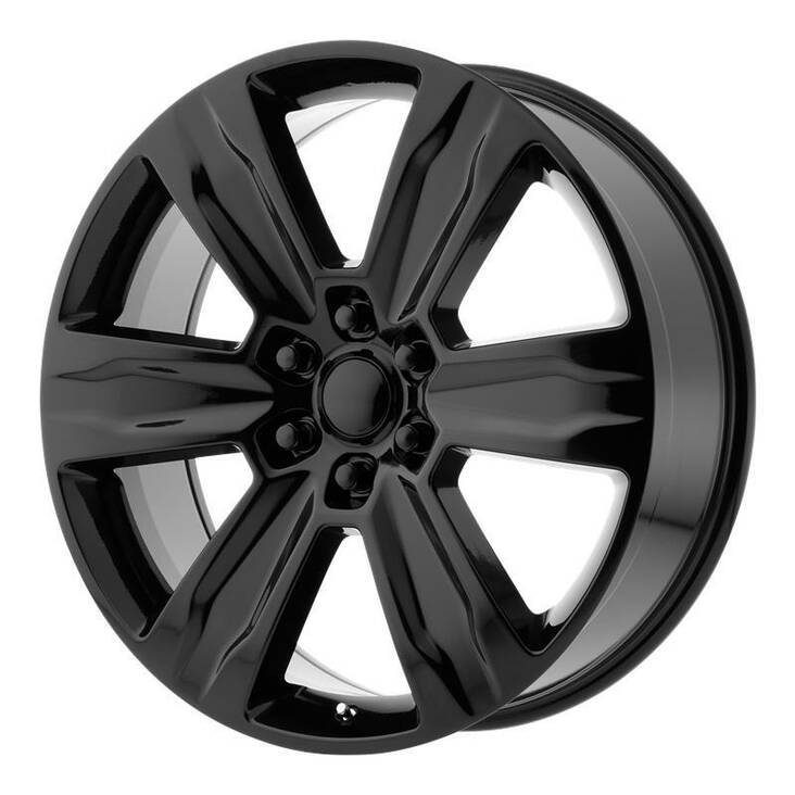 PR172 Gloss Black 9x22 6/135 ET44 CB87.1 60° - Alumiinivanteet - 238587 - 1